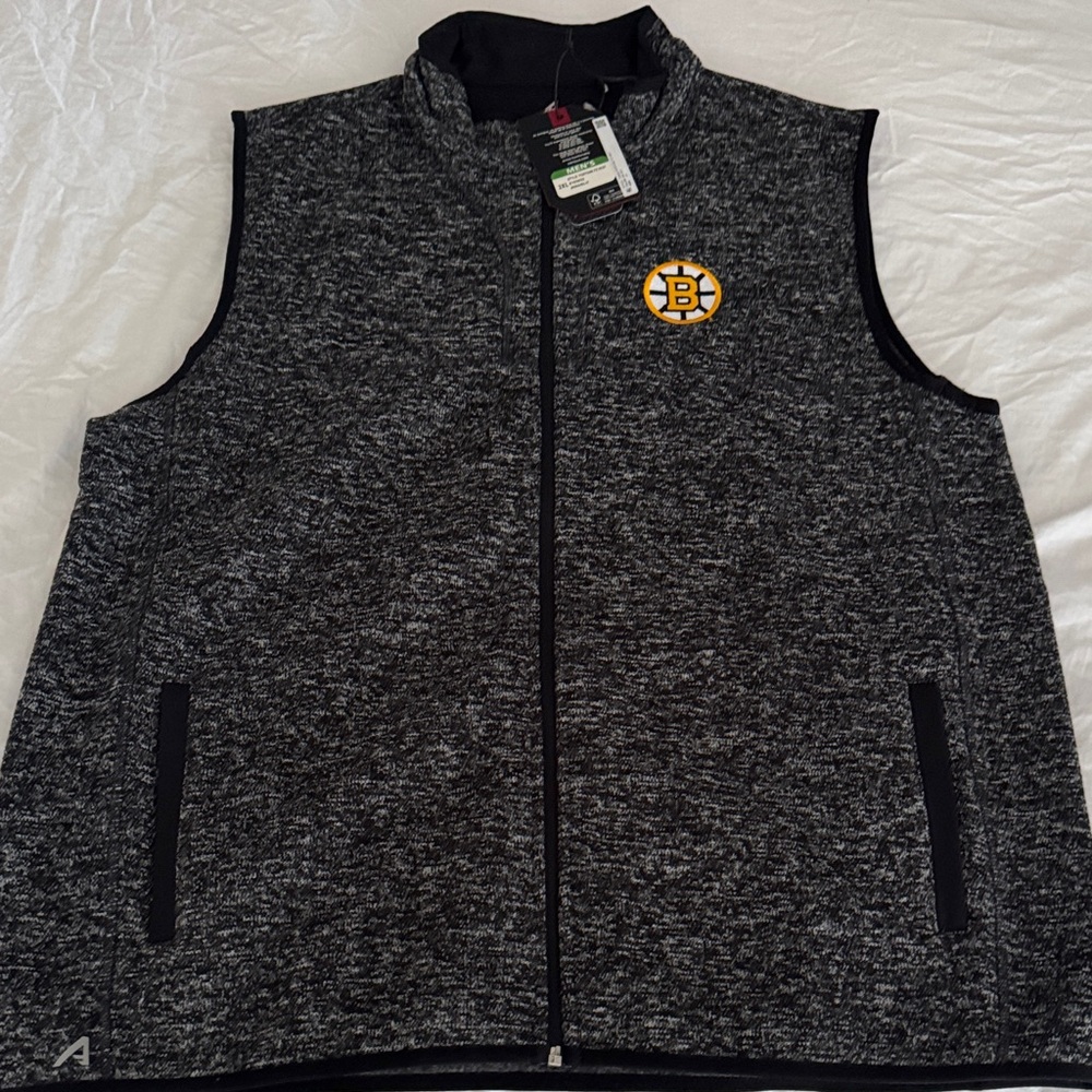 Antigua Black and Gray Vest